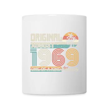 August 1969 Geburtstag August 1969 Geschenk - Tasse - Weiß - Vorne