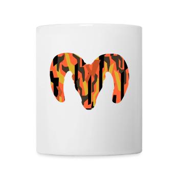 Camouflage de mouflon d’Amérique – Pure Wilderness - Mug blanc - blanc - Devant
