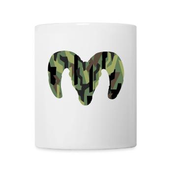 Dickhornschaf Camouflage – Wildnis pur - Tasse - Weiß - Vorne