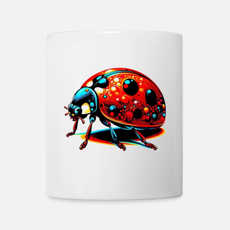 Coccinelle - Mug blanc - blanc