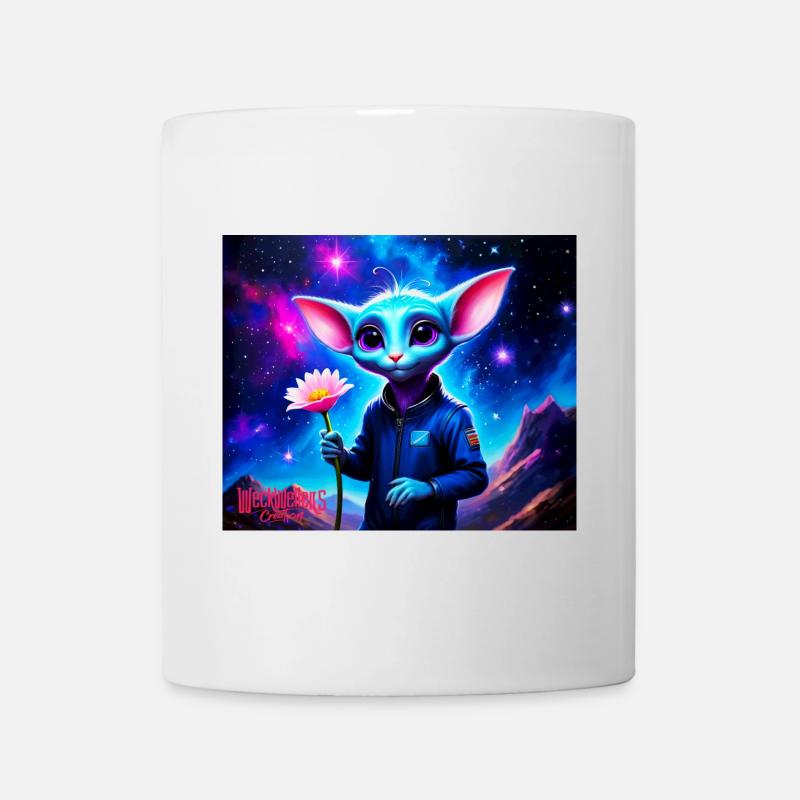 Wonky Maus - Tasse - Weiß