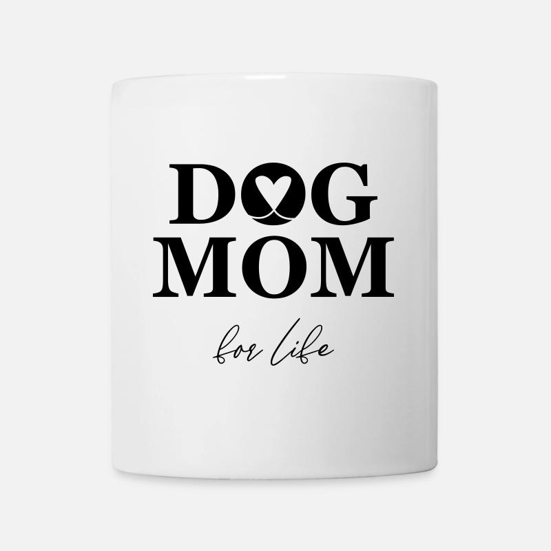 Maman chienne – pour la vie - Mug blanc - blanc