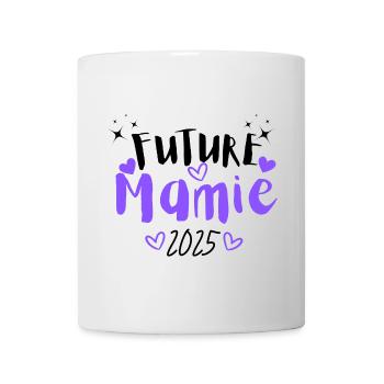 Zukünftige Oma 2025 - Tasse - Weiß - Vorne