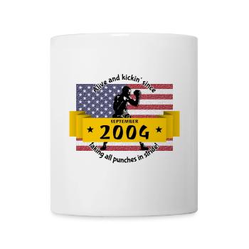 20. Geburtstag Alive and kickin since 09/2004 - Mug - white - Front