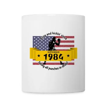 40. Birthday Alive and kickin since 09/1984 - Mug - white - Front