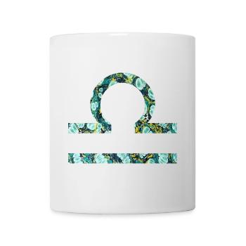 sternzeichen waage e 241 - Tasse - Weiß - Vorne