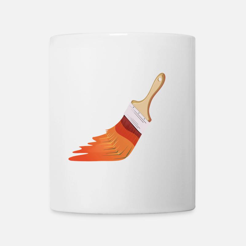 Painter Brushes - Mug - white