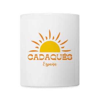 CADAQUÉS España Sun Design - Mug blanc - blanc - Devant