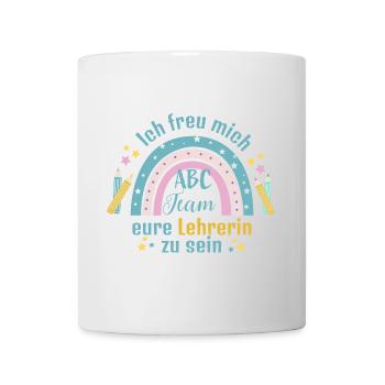 Lehrerin für Grundschule - Tasse - Weiß - Vorne