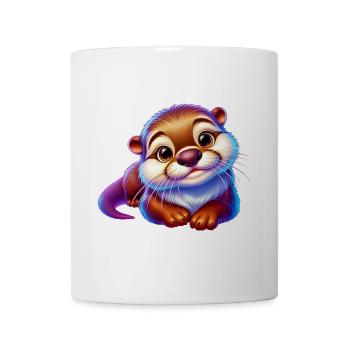 Otter - Tasse - Weiß - Vorne
