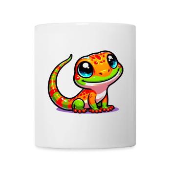 Gecko - Tasse - Weiß - Vorne