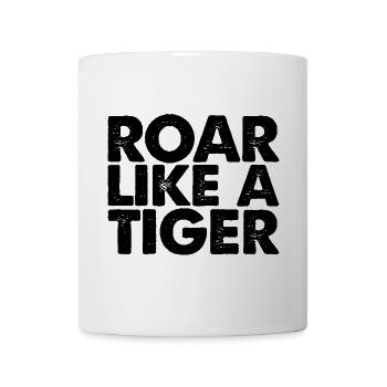 Rugir comme un tigre 3 - Mug blanc - blanc - Devant