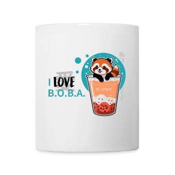 i love Boba - Tasse - Weiß - Vorne