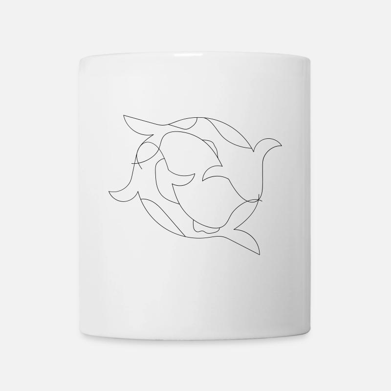 Koi Fish Fine Art - Tasse - Weiß