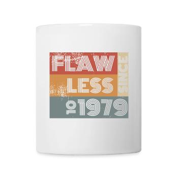 45ème Anniversaire Sans défaut depuis 10/1979 - Mug blanc - blanc - Devant