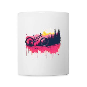 Vintage Mountainbiking - Tasse - Weiß - Vorne