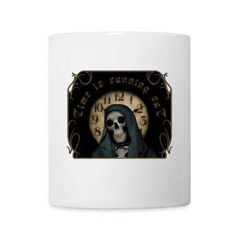 Reaper die Zeit läuft ab - Tasse - Weiß - Vorne