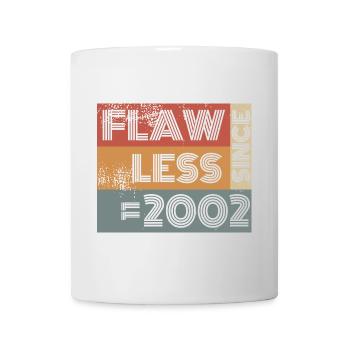 22. Anniversaire Sans faute depuis 11/2002 - Mug blanc - blanc - Devant