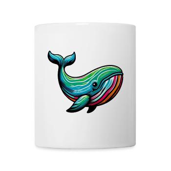 Wal - Tasse - Weiß - Vorne