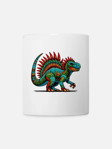 Dinosaurier - Tasse - Weiß