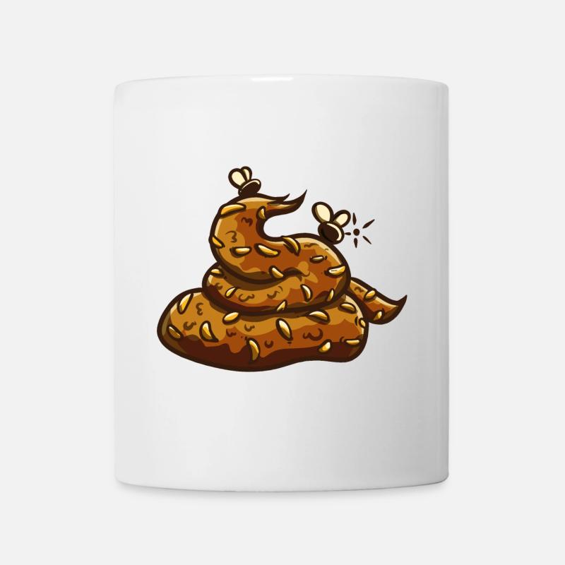 Poop pile Uahaha! - Mug - white