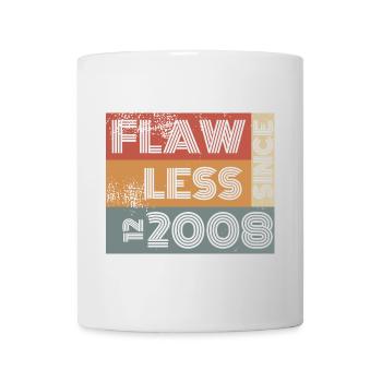 16. Anniversaire Sans défaut depuis 12/2008 - Mug blanc - blanc - Devant