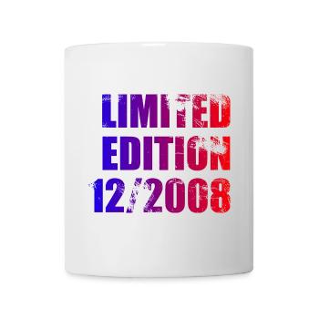 16e anniversaire Edition limitée 12/2008 - Mug blanc - blanc - Devant