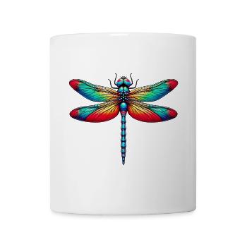 Libelle - Tasse - Weiß - Vorne