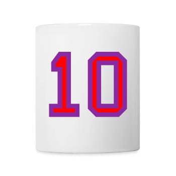 10. 10 YEARS. 10th ANNIVERSARY. 10 YEAR ANNIVERSARY. - Mug - white - Front