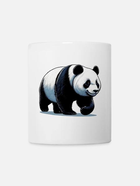 Panda - Mugg - vit