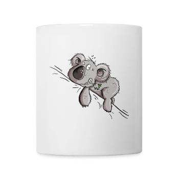 Drolliger Koala Bär - Tasse - Weiß - Vorne