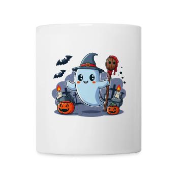 Herr Buh Halloween - Tasse - Weiß - Vorne