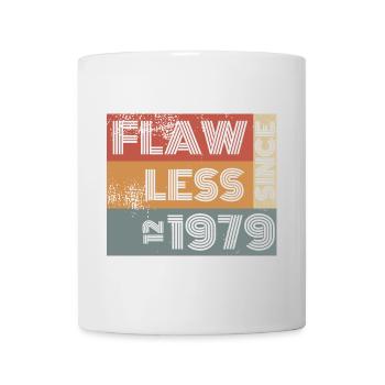 45ème Anniversaire Sans défaut depuis 12/1979 - Mug blanc - blanc - Devant