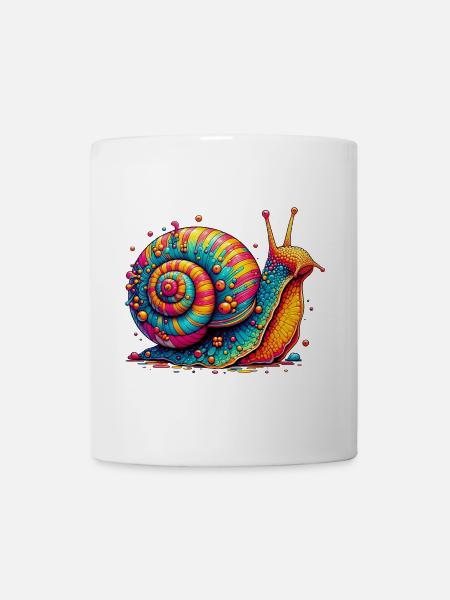 Escargot - Mug blanc - blanc
