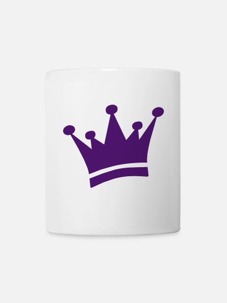 Krone als Symbol - Tasse - Weiß