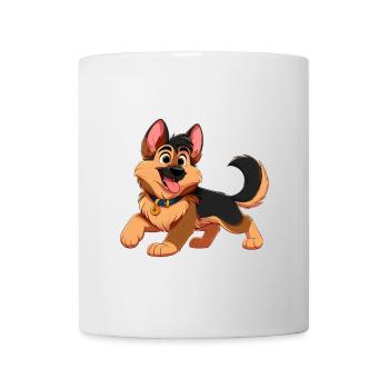 berger allemand 2 - Mug blanc - blanc - Devant