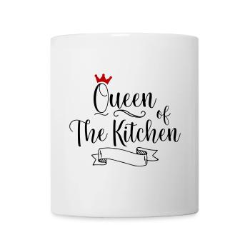 Kochschürze für Frauen - Tasse - Weiß - Vorne