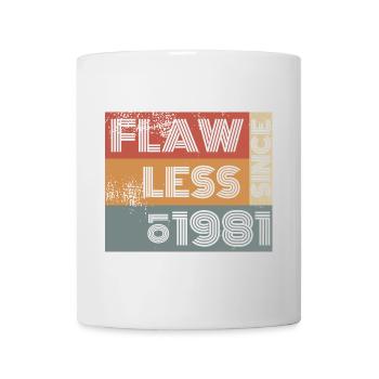 44. Birthday Flawless since 10/1980 - Mug - white - Front