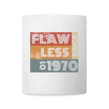 55. Anniversaire Sans défaut depuis 10/1969 - Mug blanc - blanc - Devant