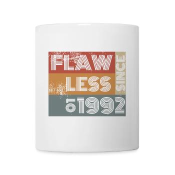 33. Anniversaire Sans défaut depuis 10/1991 - Mug blanc - blanc - Devant
