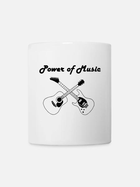 Die Macht der schwarzen Musik - Tasse - Weiß