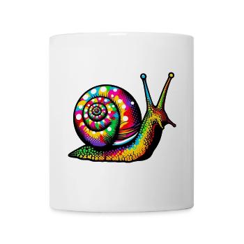 Escargot - Mug blanc - blanc - Devant