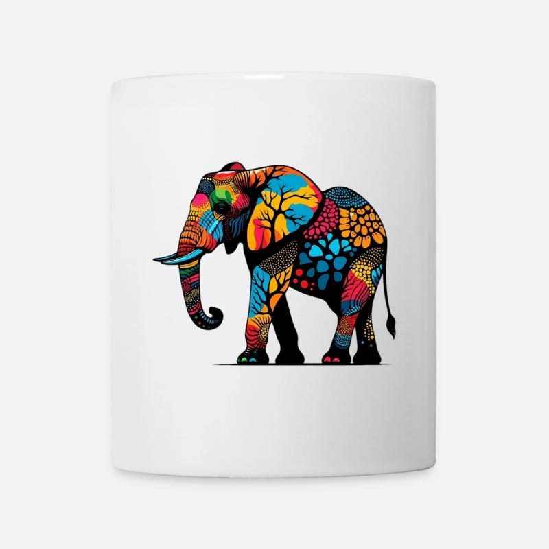 Elefant - Tasse - Weiß