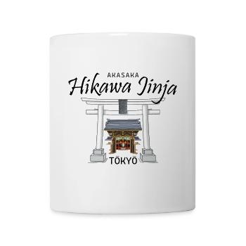 Tokio, Akasaka Hikawa Jinja, Tokio Jissha Japan - Tasse - Weiß - Vorne