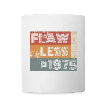 49th Birthday Flawless since 12/1975 - Mug - white - Front