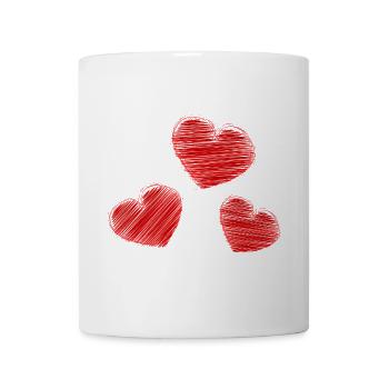 COUPLE. HEART. CHRISTMAS. JUST MARRIED. Bachelorette party - Mug - white - Front