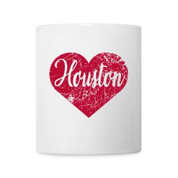 Houston Heart - Mug - white - Front
