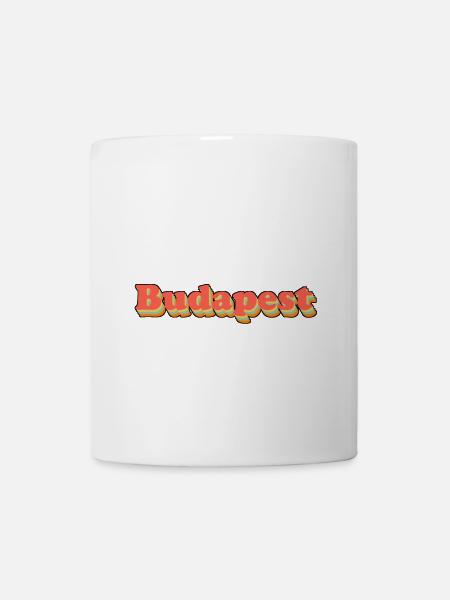 Budapest - Tasse - Weiß