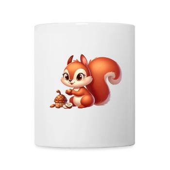 écureuil 8 - Mug blanc - blanc - Devant