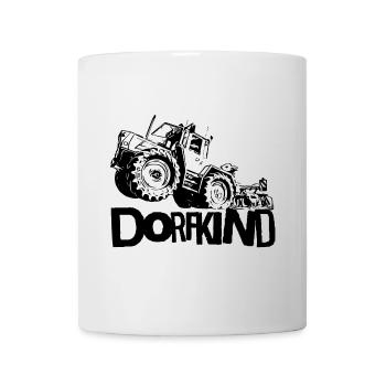 Le tracteur MB trac Dorfkind prend son envol - Mug blanc - blanc - Devant